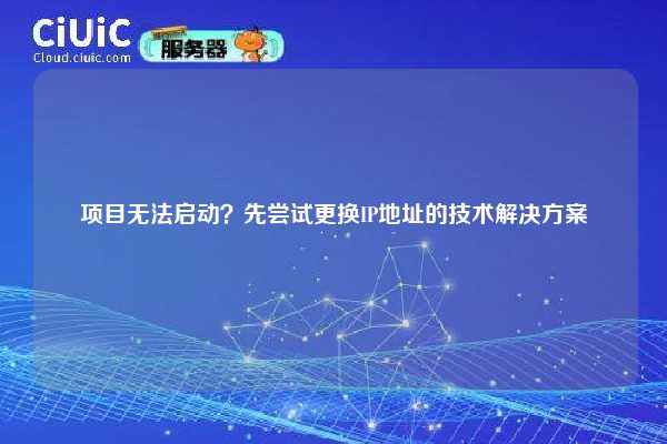 项目无法启动？先尝试更换IP地址的技术解决方案