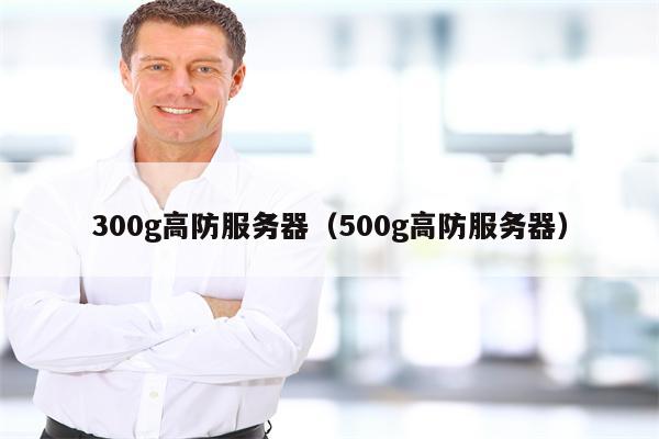 300g高防服务器（500g高防服务器）