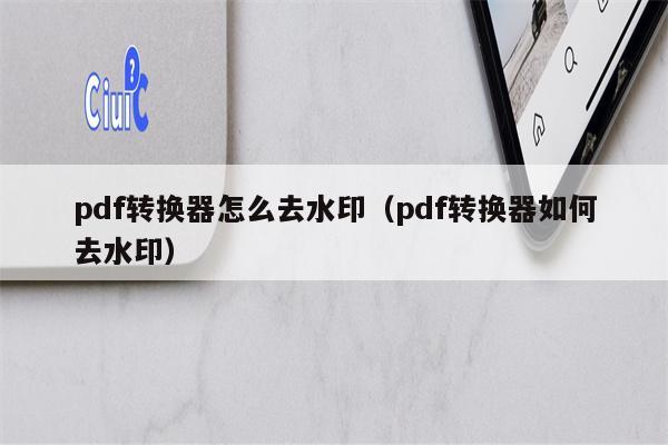 pdf转换器怎么去水印（pdf转换器如何去水印）