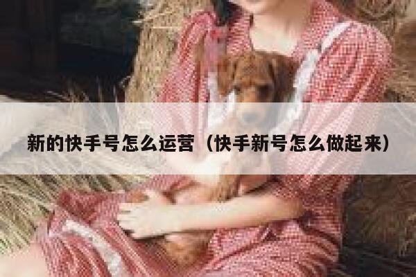 新的快手号怎么运营（快手新号怎么做起来）