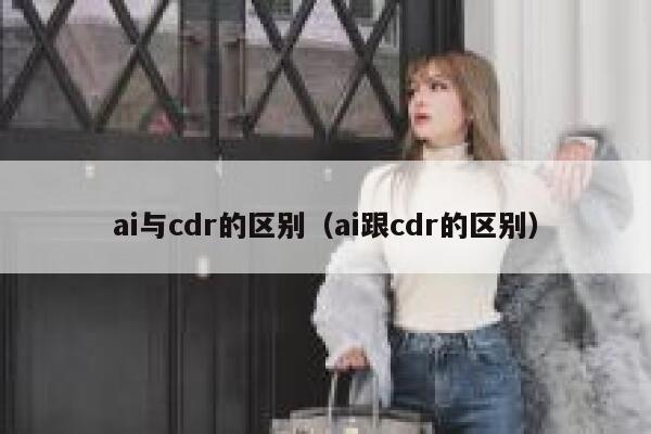 ai与cdr的区别（ai跟cdr的区别）