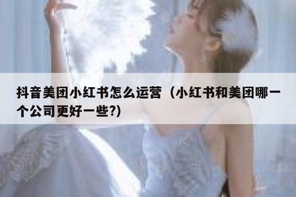 抖音美团小红书怎么运营（小红书和美团哪一个公司更好一些?）