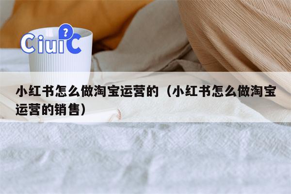 小红书怎么做淘宝运营的（小红书怎么做淘宝运营的销售）