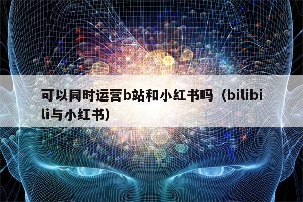 可以同时运营b站和小红书吗（bilibili与小红书）