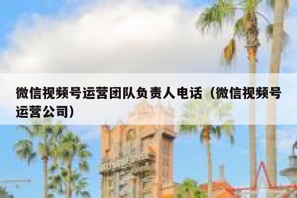 微信视频号运营团队负责人电话（微信视频号运营公司）