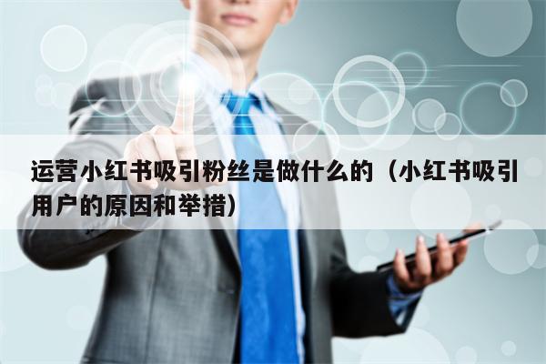 运营小红书吸引粉丝是做什么的（小红书吸引用户的原因和举措）