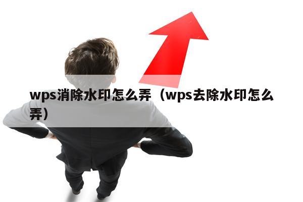 wps消除水印怎么弄（wps去除水印怎么弄）