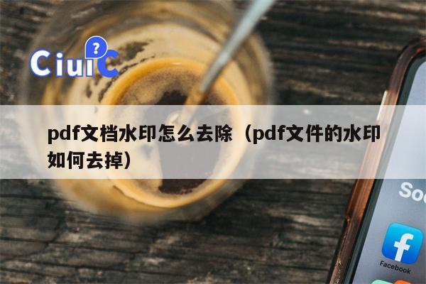 pdf文档水印怎么去除（pdf文件的水印如何去掉）