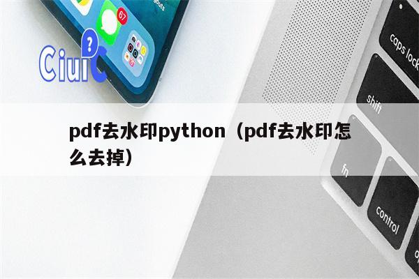 pdf去水印python（pdf去水印怎么去掉）