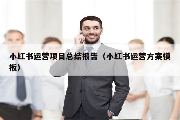 小红书运营项目总结报告（小红书运营方案模板）