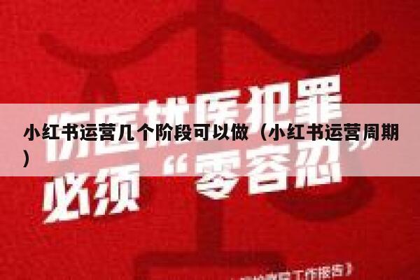 小红书运营几个阶段可以做（小红书运营周期）