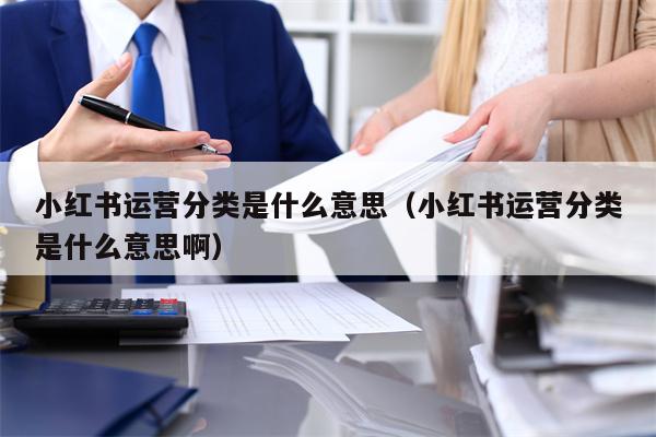 小红书运营分类是什么意思（小红书运营分类是什么意思啊）