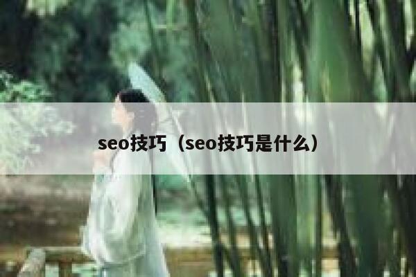 seo技巧（seo技巧是什么）