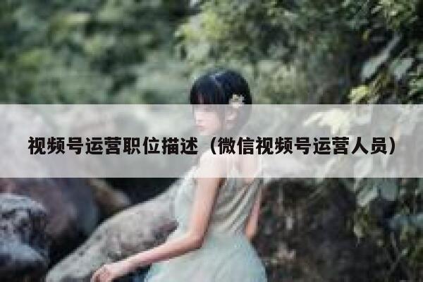 视频号运营职位描述（微信视频号运营人员）