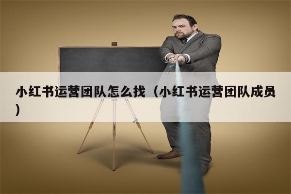 小红书运营团队怎么找（小红书运营团队成员）