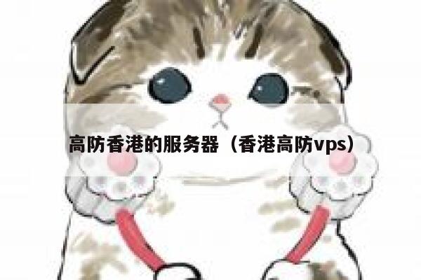 高防香港的服务器（香港高防vps）