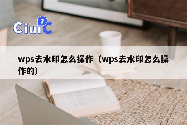 wps去水印怎么操作（wps去水印怎么操作的）