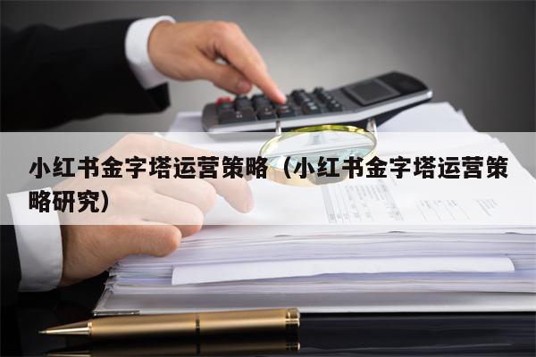 小红书金字塔运营策略（小红书金字塔运营策略研究）