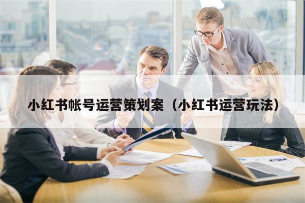 小红书帐号运营策划案（小红书运营玩法）