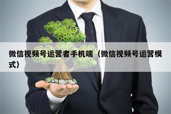 微信视频号运营者手机端（微信视频号运营模式）