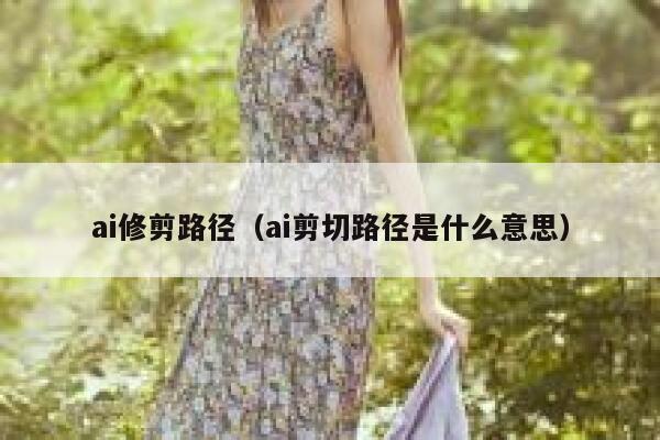 ai修剪路径（ai剪切路径是什么意思）