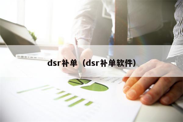 dsr补单（dsr补单软件）