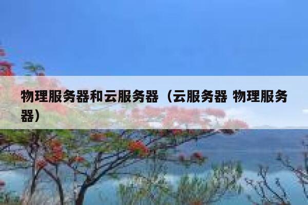 物理服务器和云服务器（云服务器 物理服务器）