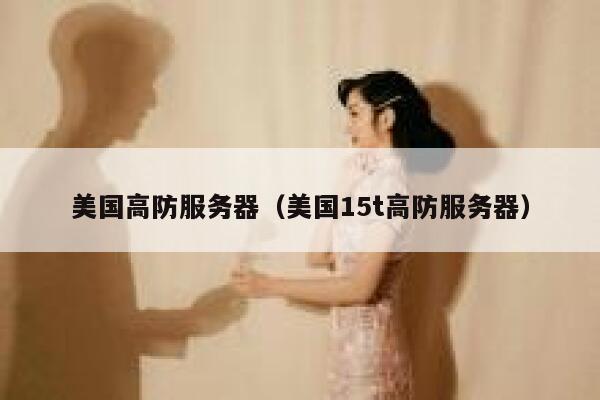 美国高防服务器（美国15t高防服务器）