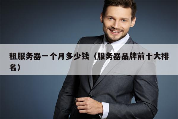 租服务器一个月多少钱（服务器品牌前十大排名）