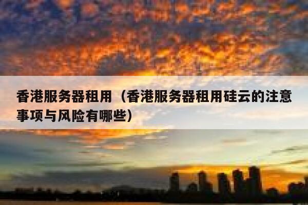 香港服务器租用(香港服务器租用硅云的注意事项与风险有哪些)