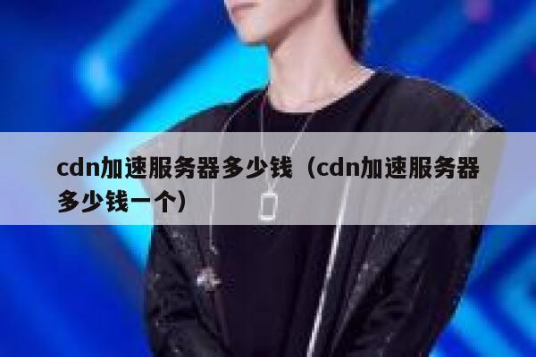 cdn加速服务器多少钱(cdn加速服务器多少钱一个)