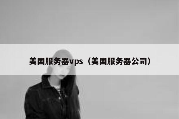 美国服务器vps（美国服务器公司）