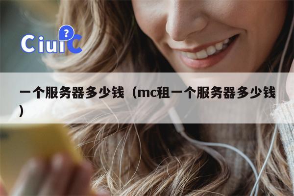 一个服务器多少钱（mc租一个服务器多少钱）