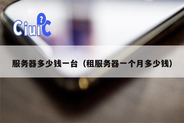 服务器多少钱一台（租服务器一个月多少钱）