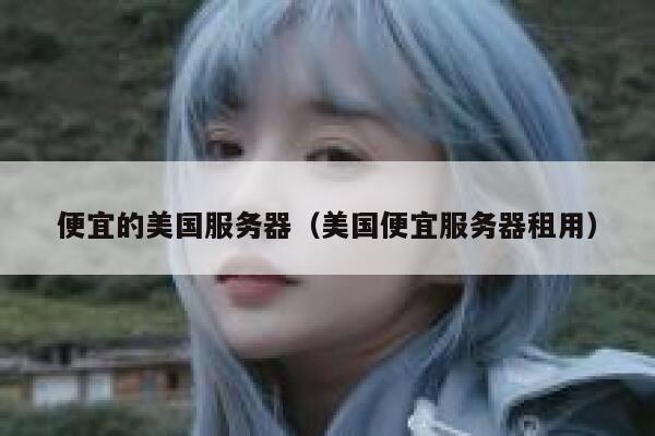 便宜的美国服务器（美国便宜服务器租用）