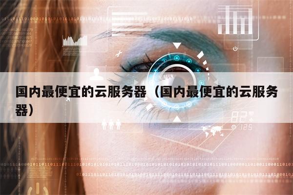 国内最便宜的云服务器（国内最便宜的云服务器）